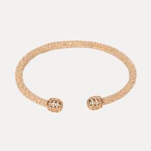NEW BUDHAGIRL iman stingray cuff in taupe